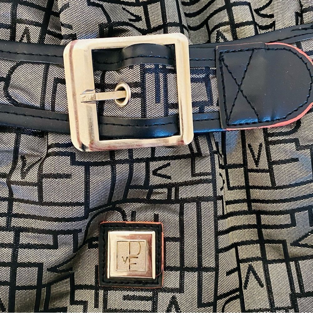 Diane Von Furstenberg DVF Large Logo Laptop Pocket Randa Travel Tote Bag NWOT - Picture 4 of 15